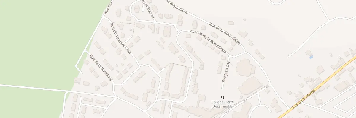 Plan du 22 Av de la République à Châtillon-sur-Loire