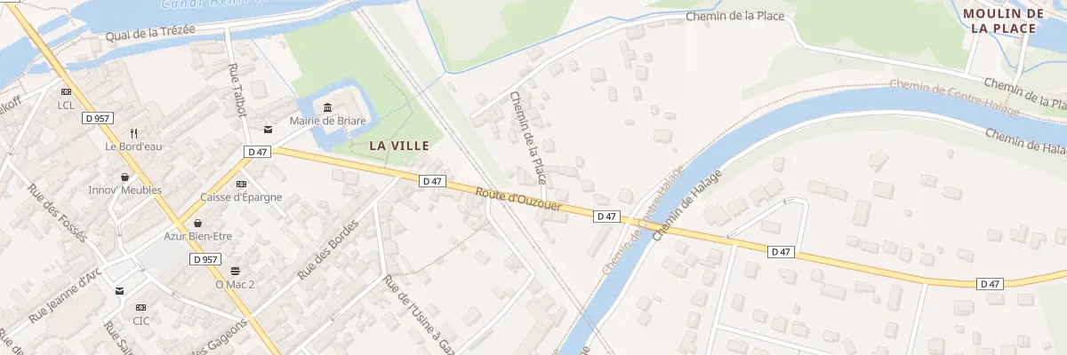Plan du 13 Rte d’Ouzouer à Briare