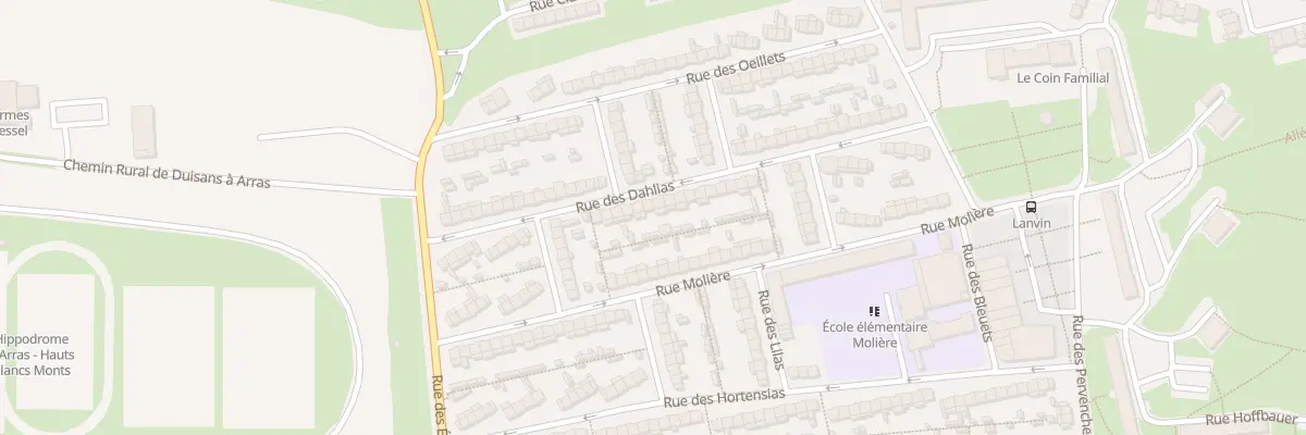 Plan du 37 Rue des Dahlias à Arras