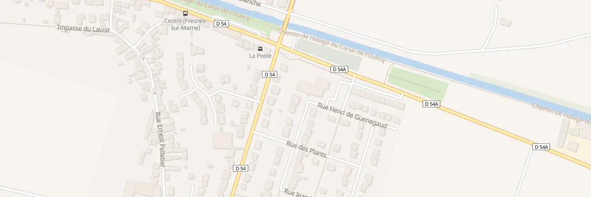 Plan du 1 Rue Pierre Forget à Fresnes-sur-Marne