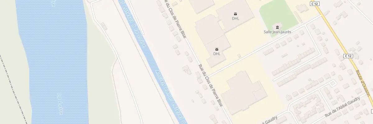 Plan du 28 Rue du Clos de Pierre Bise à Briare