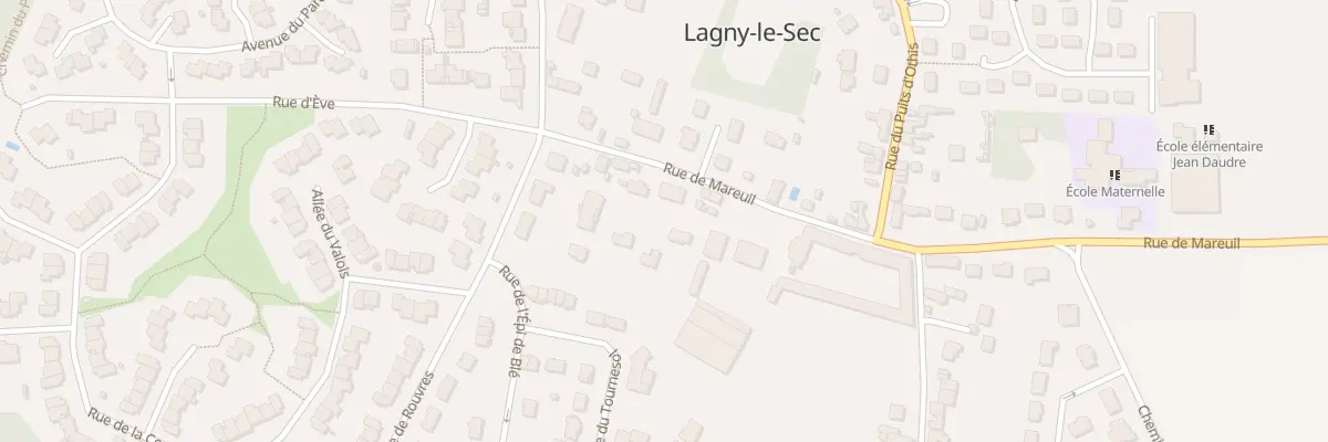 Plan du 94 Rue de Mareuil à Lagny-le-Sec