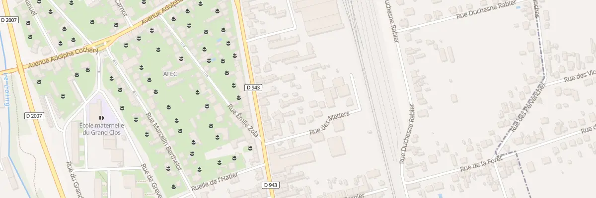 Plan du 134B Rue Paul Doumer à Montargis