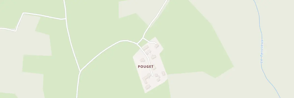 Plan du 5093 Pouget à La Goutelle