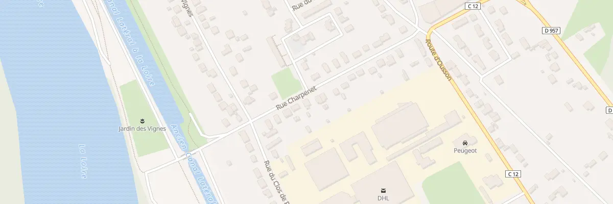 Plan du 21 Rue Charpenet à Briare