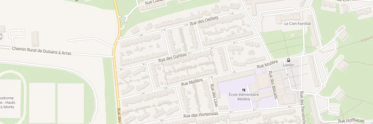 Plan du 33 Rue des Dahlias à Arras
