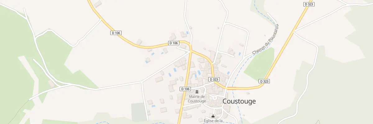 Plan du 1 Rte de Durban à Coustouge