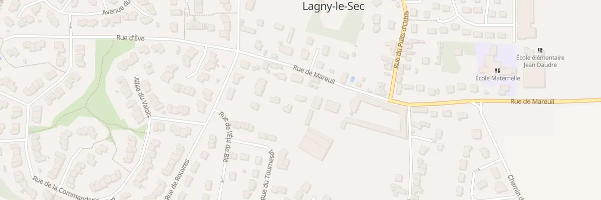 Plan du 112 Rue de Mareuil à Lagny-le-Sec