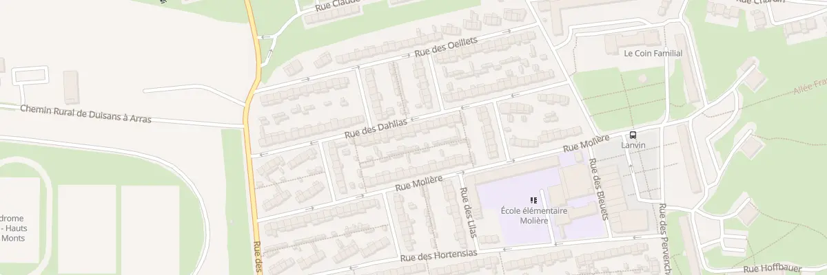 Plan du 31 Rue des Dahlias à Arras