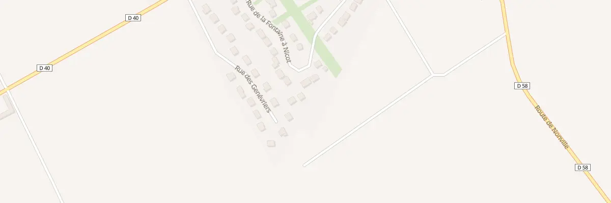 Plan du 33 Rue de la Fontaine a Nicot à La Genevraye