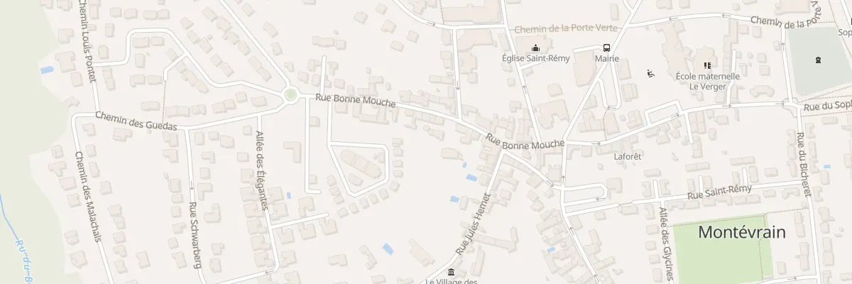 Plan du 23 Rue Bonne Mouche à Montévrain