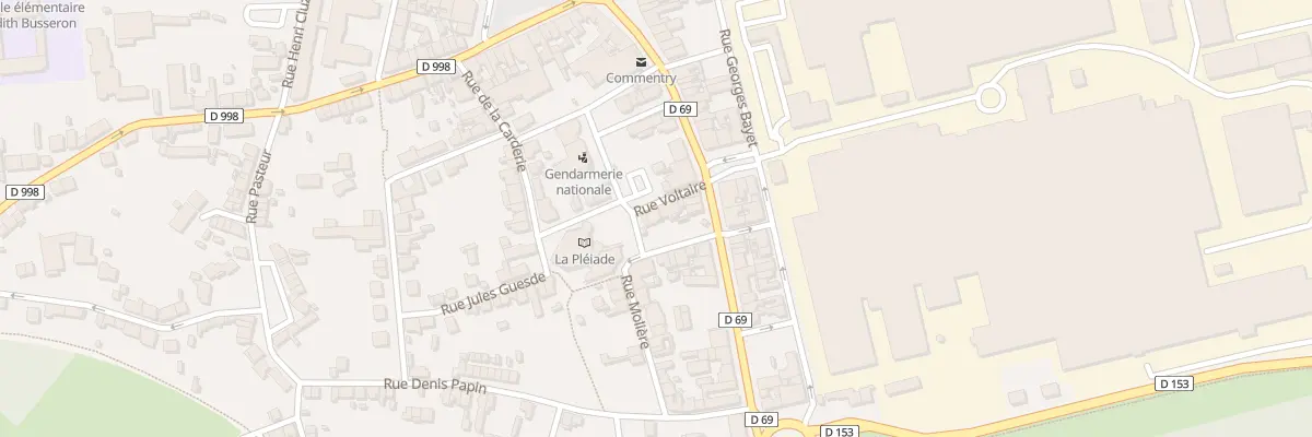 Plan du 5 Rue Voltaire à Commentry
