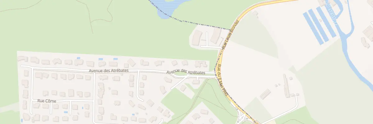 Plan du 4 Av des Atrébates à Arras