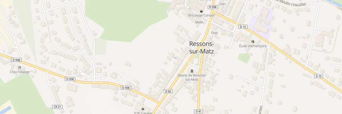 Plan du 142 Pl du Bail à Ressons-sur-Matz