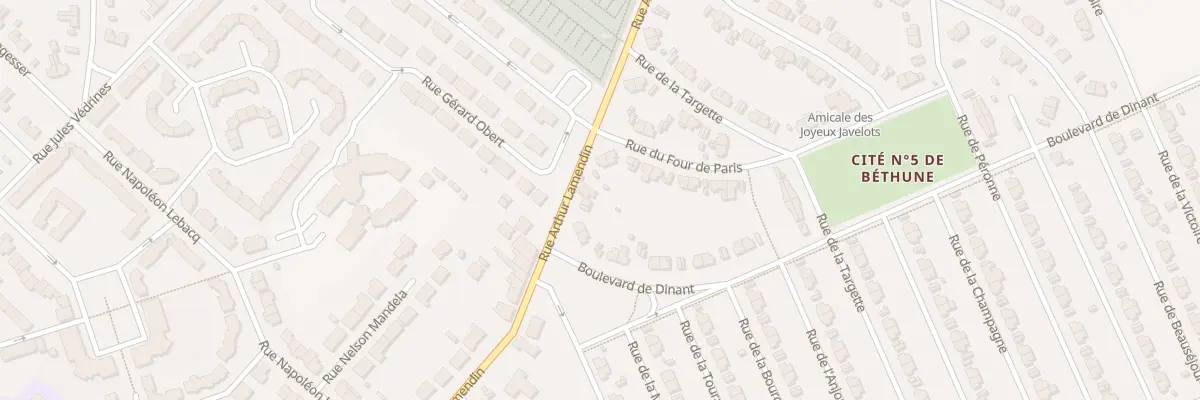 Plan du 109 Rue Arthur Lamendin à Grenay