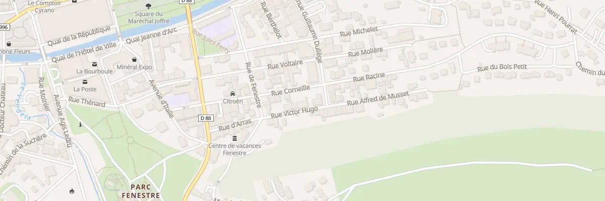 Plan du 65 Rue Victor-hugo à La Bourboule