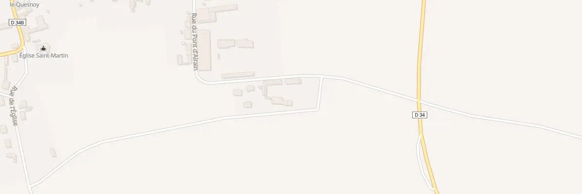 Plan du 14 Rue du Pont d’Airain à Parvillers-le-Quesnoy