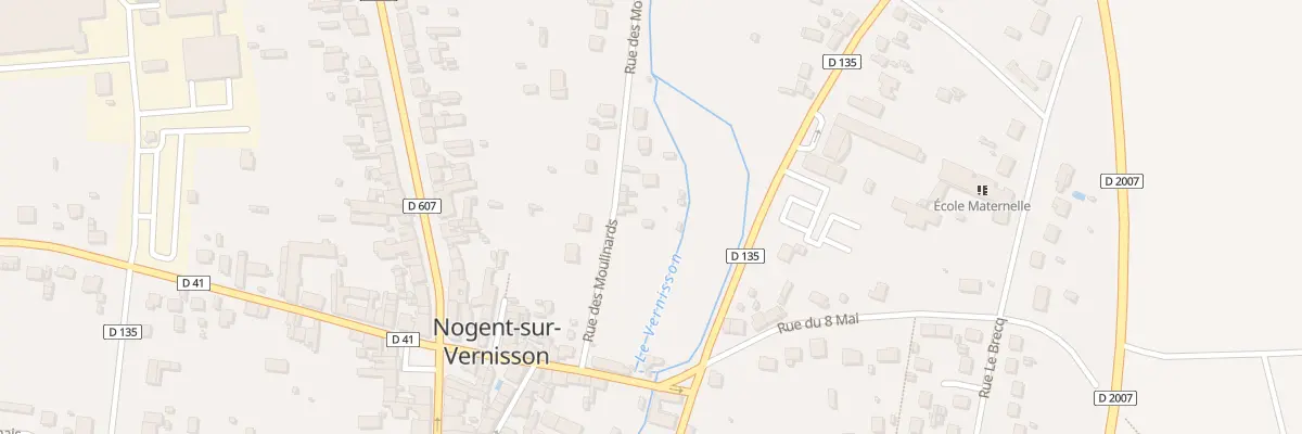 Plan du 10 Rue des Moulinards à Nogent-sur-Vernisson