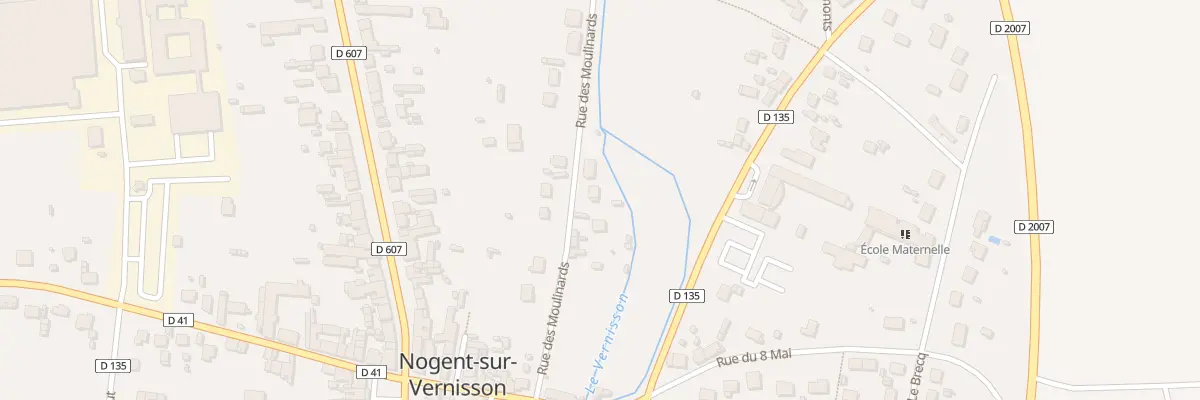 Plan du 18 Rue des Moulinards à Nogent-sur-Vernisson