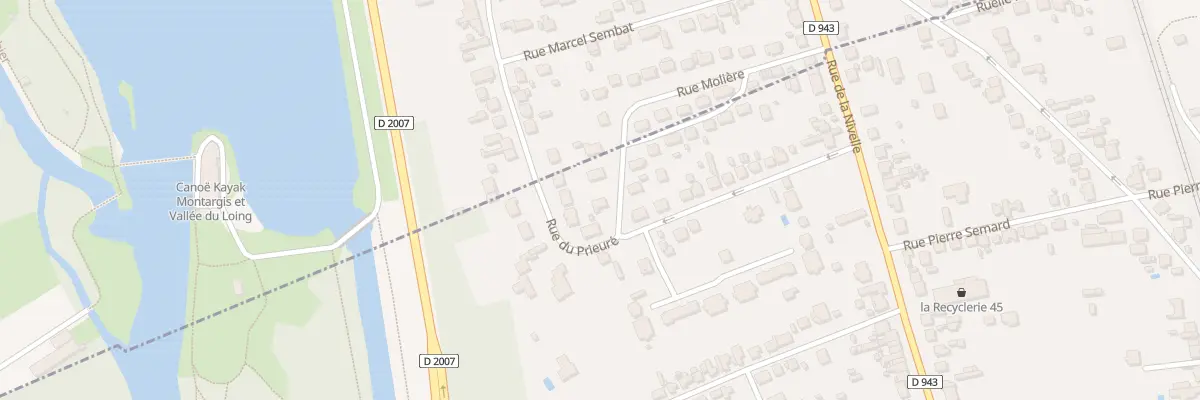 Plan du 158 Rue des Mésanges à Amilly