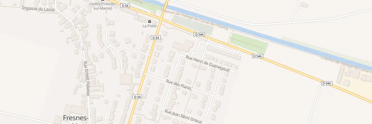Plan du 2 Rue Pierre Forget à Fresnes-sur-Marne