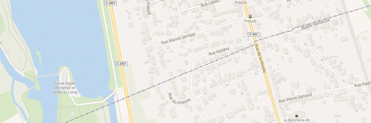 Plan du 24 Rue Molière à Montargis