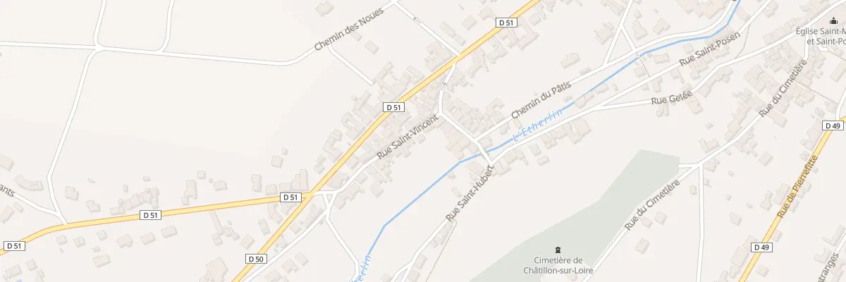 Plan du 13T Rue Saint-vincent à Châtillon-sur-Loire