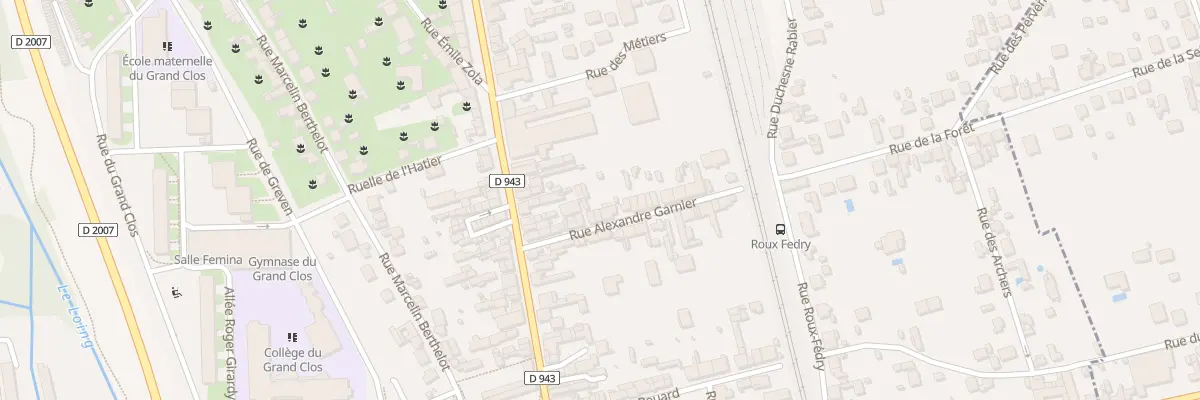 Plan du 13 Rue Alexandre Garnier à Montargis