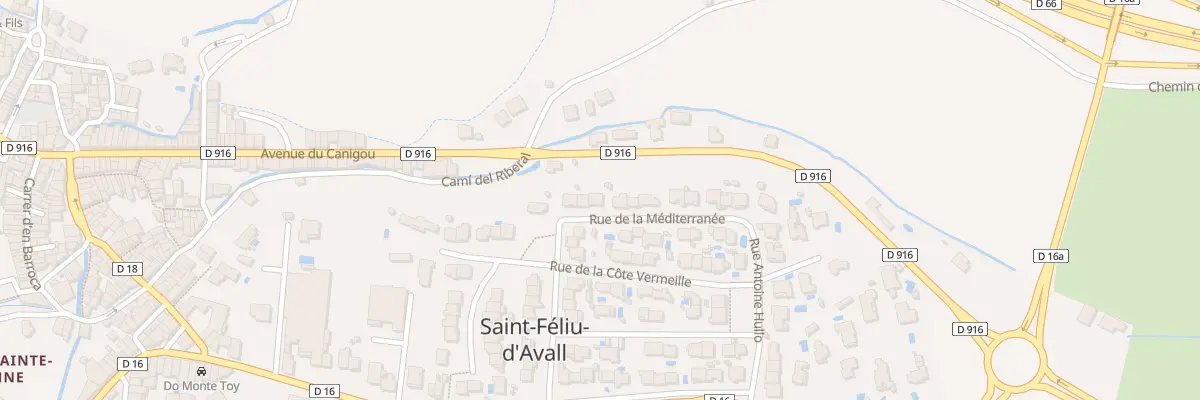 Plan du 5 Rue de la Méditerranée à Saint-Féliu-d’Avall