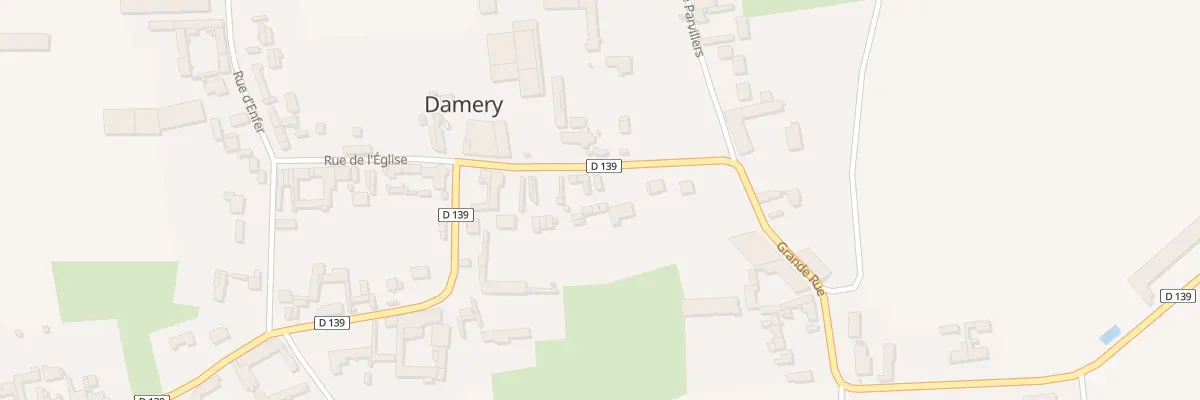 Plan du 7 Rue de l’Eglise à Damery