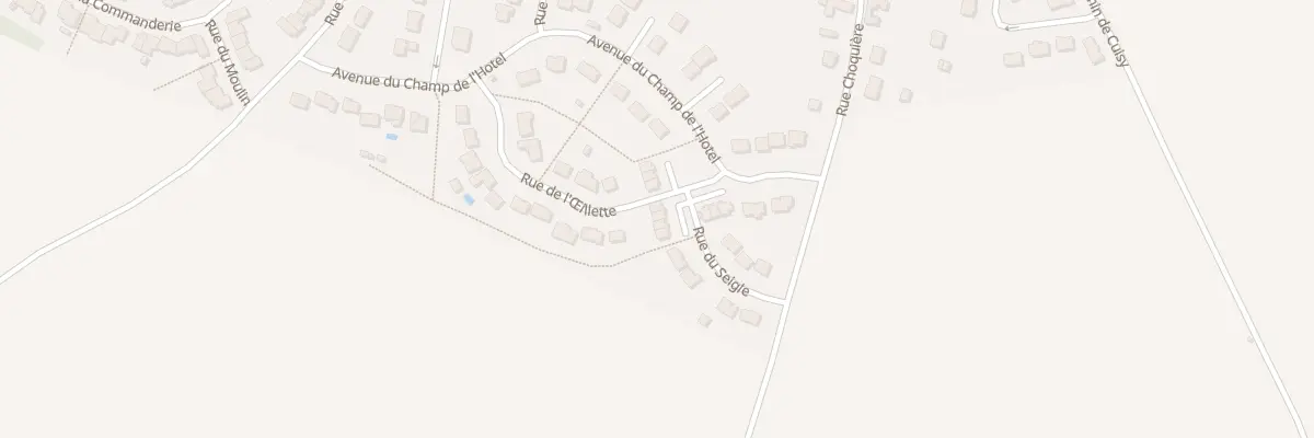 Plan du 2B Rue du Seigle à Lagny-le-Sec