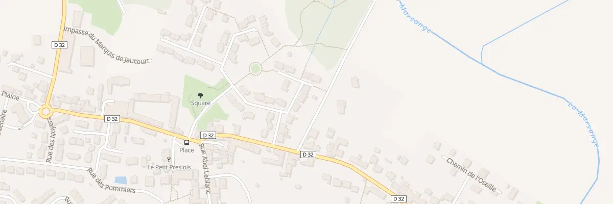 Plan du 4 All de l’Etang de Tizard à Presles-en-Brie