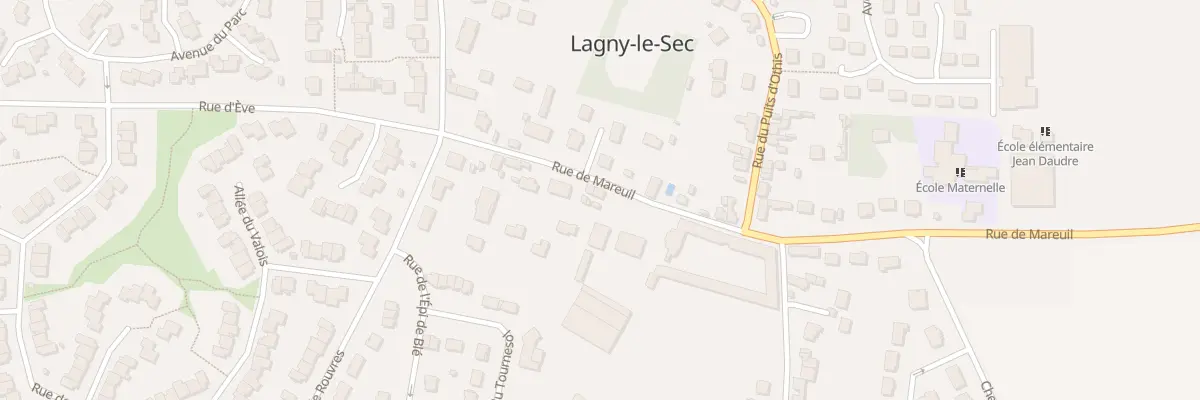 Plan du 136 Rue de Mareuil à Lagny-le-Sec