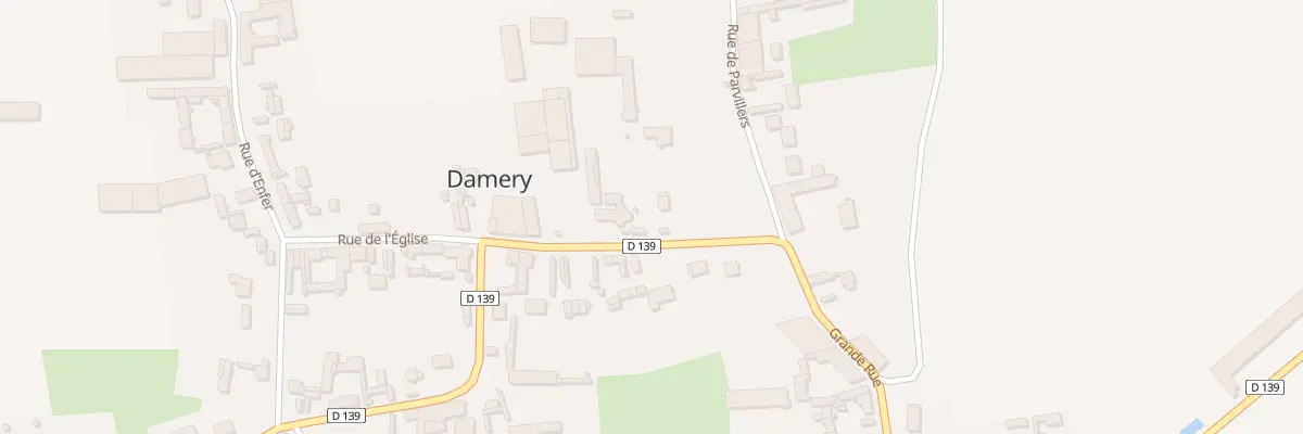 Plan du 2 Rue de l’Eglise à Damery