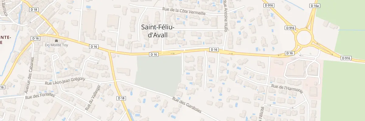 Plan du 2 Imp des Pechers à Saint-Féliu-d’Avall