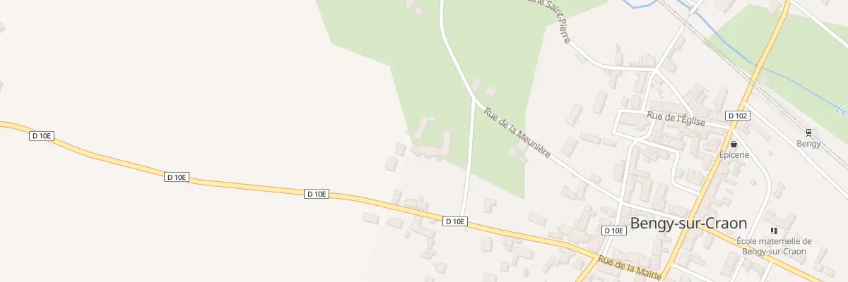Plan du 3 Rue de la Croulotte à Bengy-sur-Craon