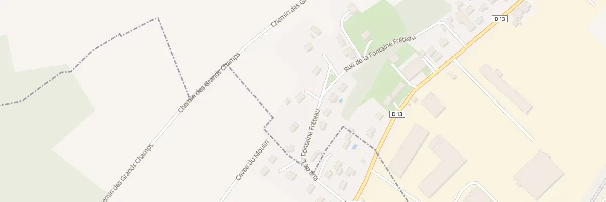 Plan du 18 Rue de la Fontaine Fréteau au Meux
