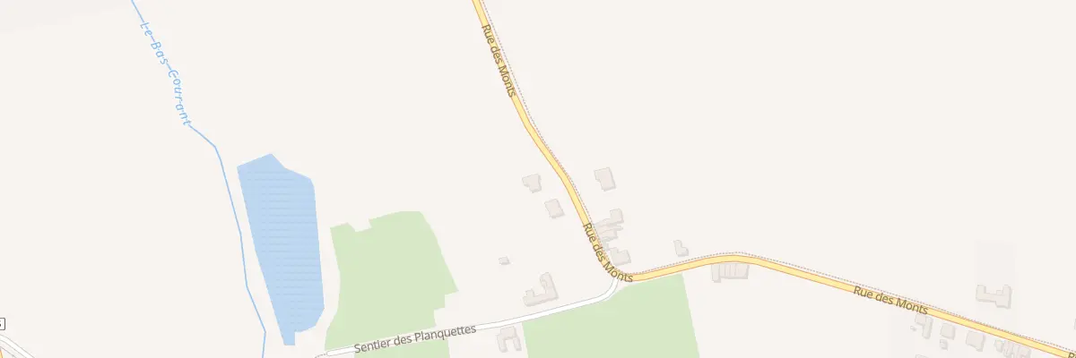 Plan du 698 Rue des Monts à La Gorgue