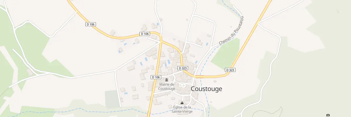 Plan du 7 Rte de Fontjoncouse à Coustouge