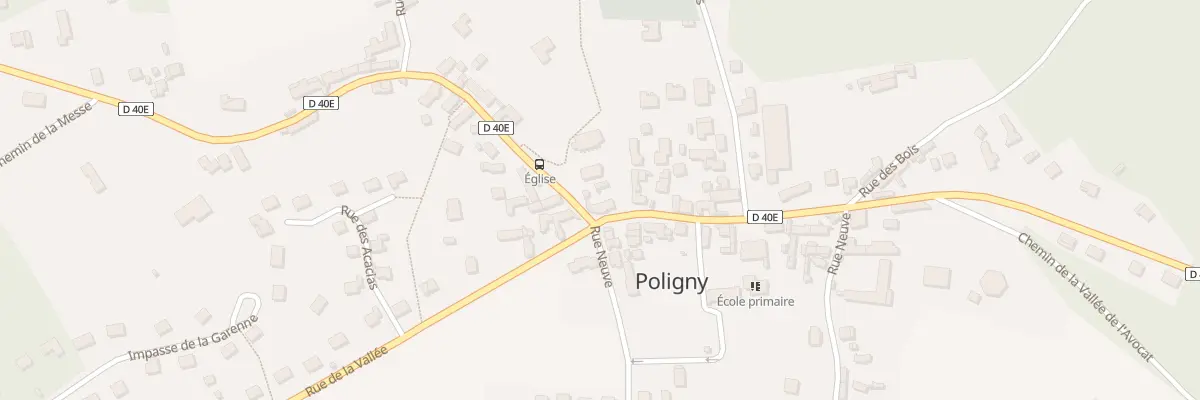 Plan du 42 Rue de la Forêt à Poligny