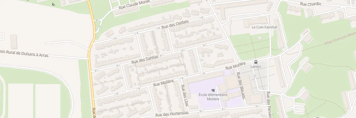 Plan du 19 Rue des Dahlias à Arras