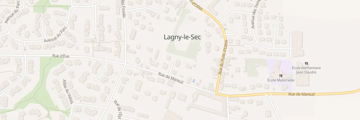 Plan du 117 Rue de Mareuil à Lagny-le-Sec