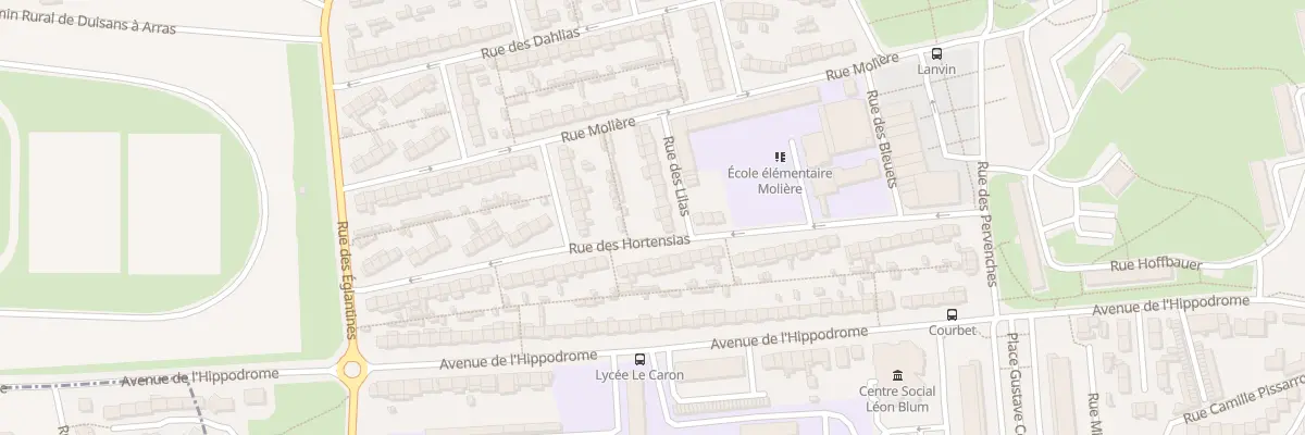 Plan du 3 Rue des Lilas à Arras