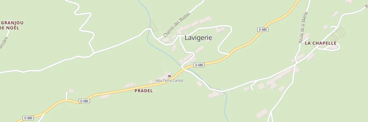 Plan du 5030 Le Bourg à Lavigerie