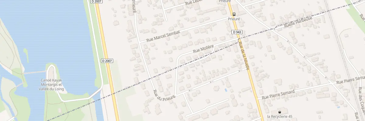 Plan du 17 Rue Molière à Montargis