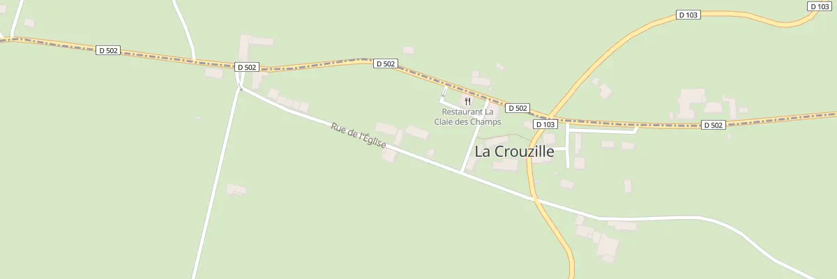 Plan du 6 Rue de l’Église à La Crouzille