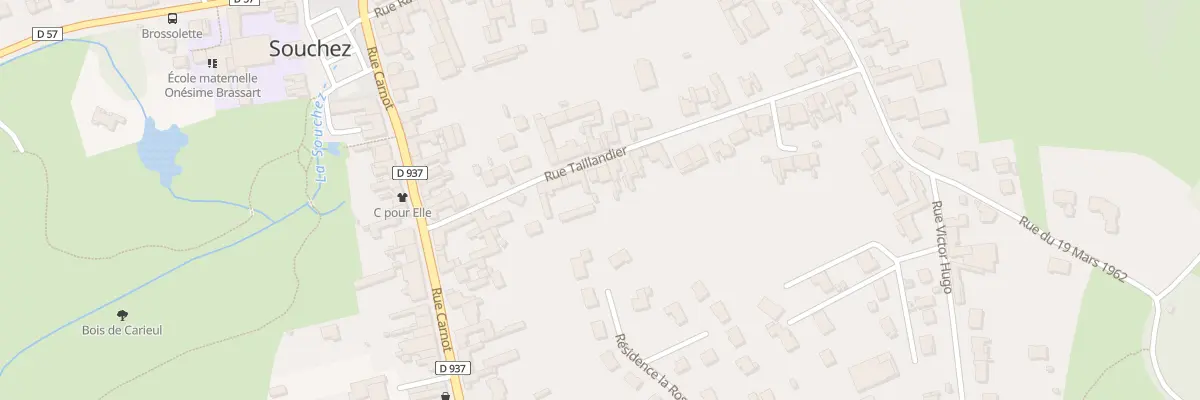 Plan du 8 Rue Tailliandier à Souchez