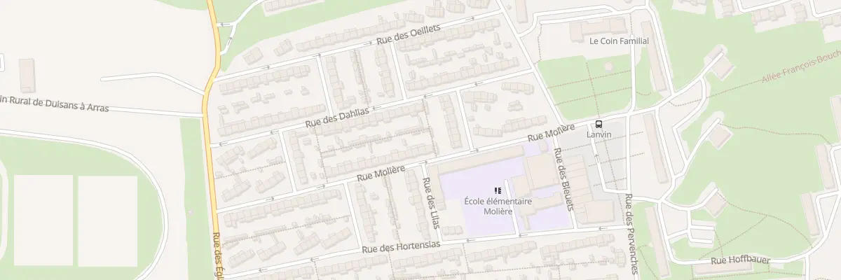 Plan du 24 Rue Molière à Arras