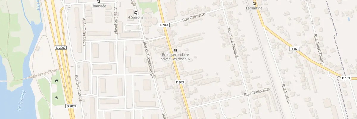 Plan du 61B Rue Deportes Internes Resistan à Montargis