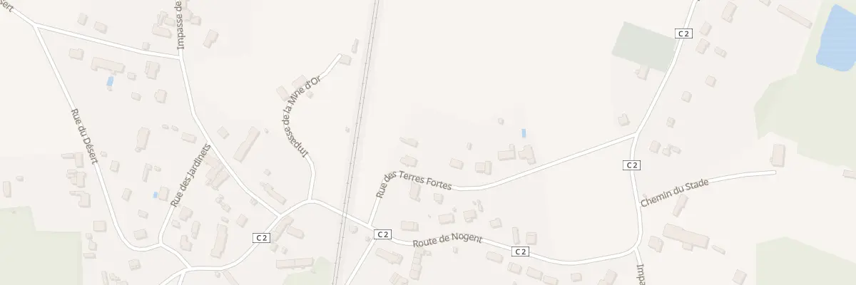 Plan du 20 Rue des Terres Fortes à Pressigny-les-Pins